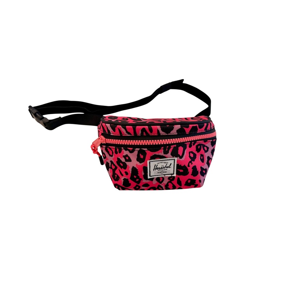 Herschel Pink Leopard Print Waist Bag